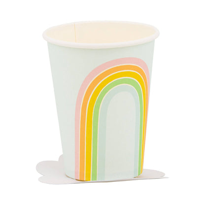 Pastel Rainbow Cup w/3D cloud base