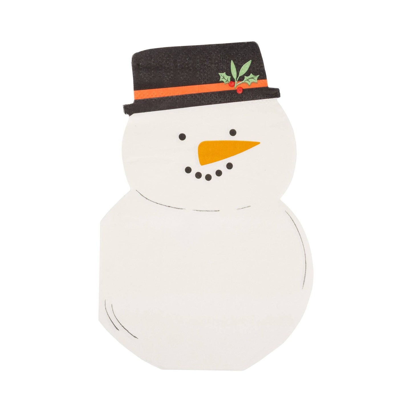 Snowman Shaped Guest Napkin