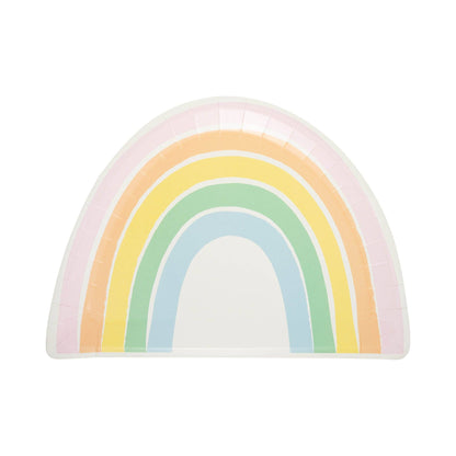 Pastel Rainbow Shaped Plate
