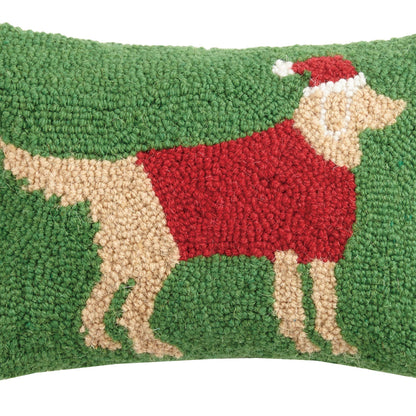 Christmas Golden Retriever Dog Hook Pillow