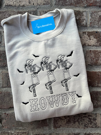 Howdy Skelly Crewneck