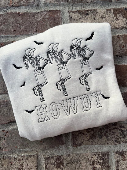 Howdy Skelly Crewneck
