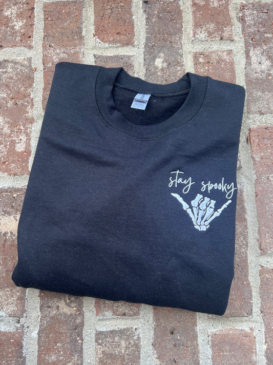 Stay Spooky Skelly Crewneck 🤙🏻