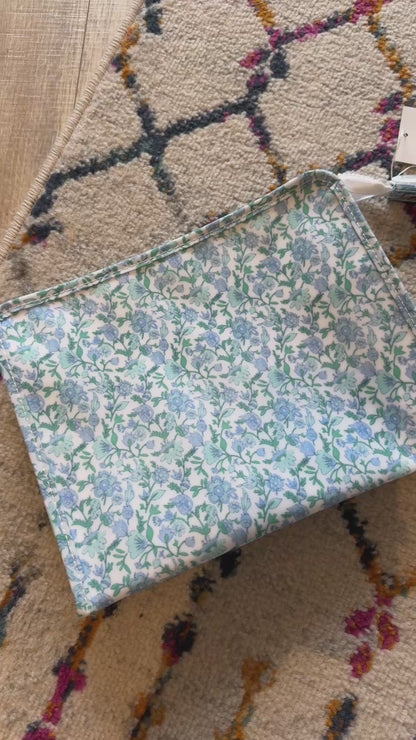 Large Roadie Zip Pouch - Hamptons Floral by TRVL Designs