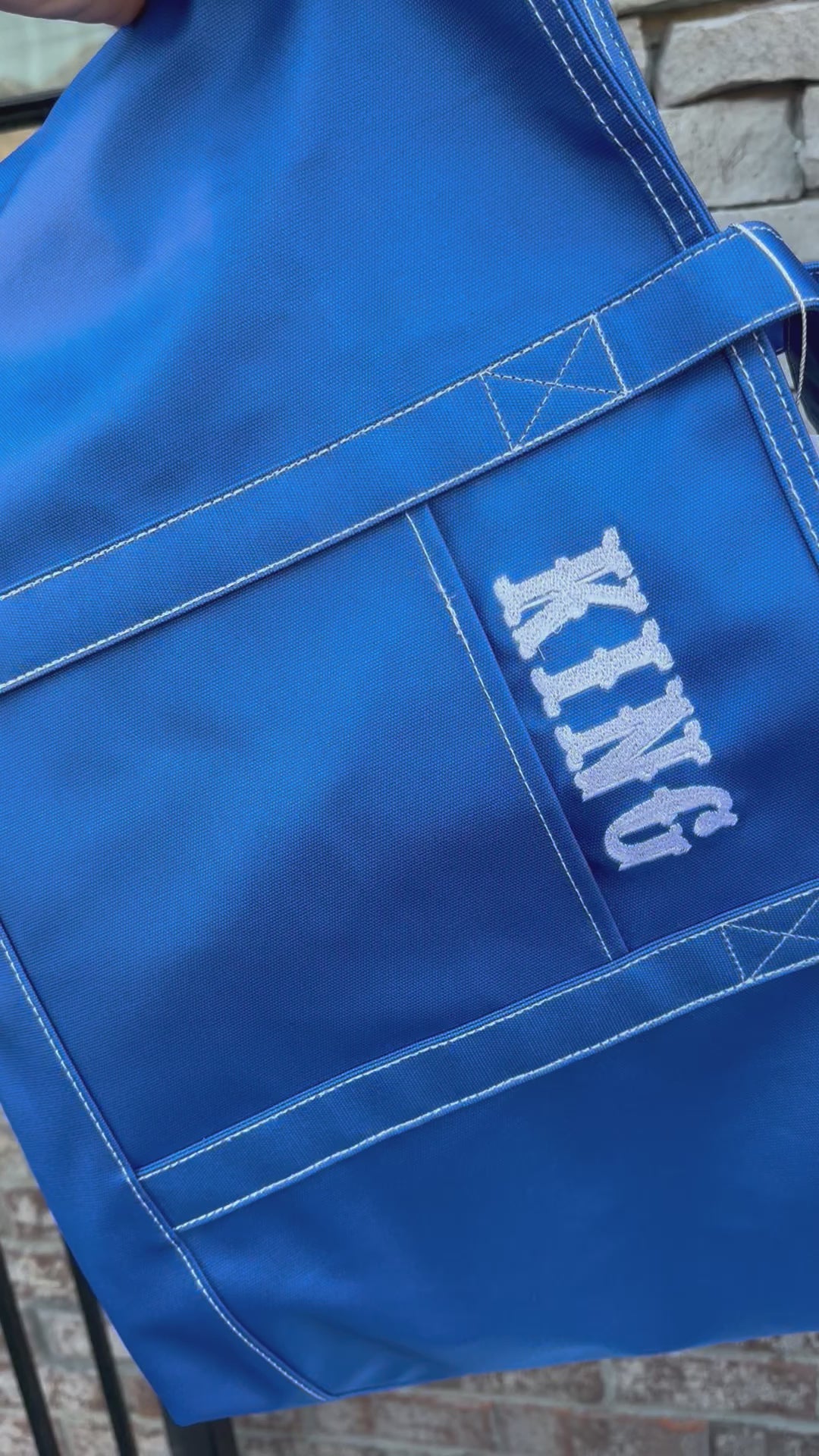 BACKPACKER - Ribbon Floral Blue Backpack by TRVL Designs